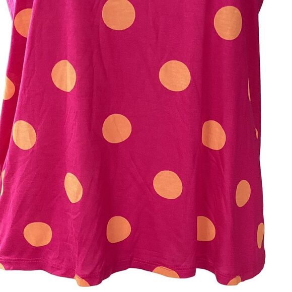 JCP polka dot top medium/small.  0624 - Picture 6 of 8